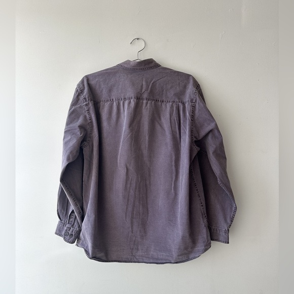 Windriver Denim Collared Button Down Shirt - Purplish Grey - Size XL - Picture 2 of 8